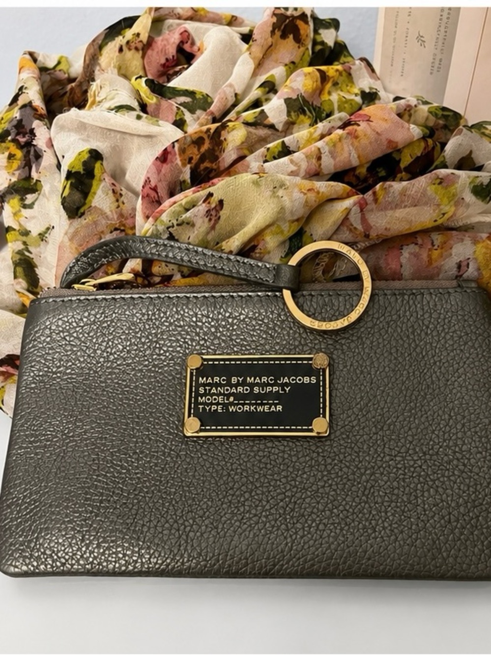 Marc by Marc Jacobs Standard Supply Pebbled Leather Wristlet Pouch